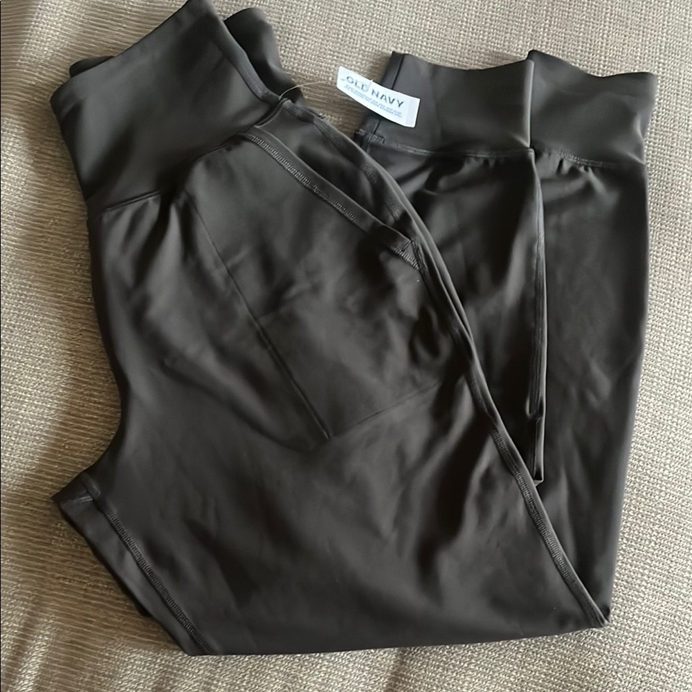 Old Navy Dark Olive Waist Snatching Joggers Sz S